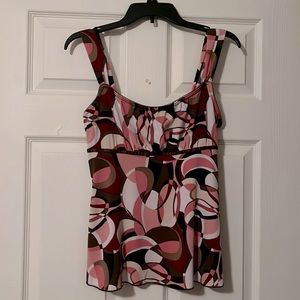 JUNIORS SLEEVELESS BLOUSE : SIZE LARGE